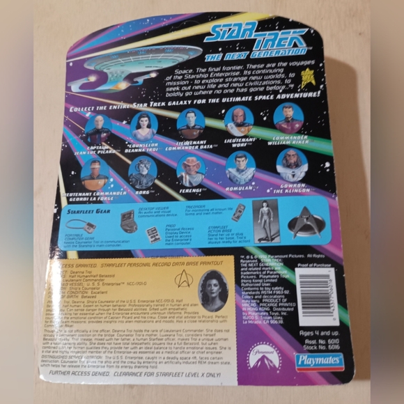 Star Trek TNG  Lt. Commander Deanna Troi unpunched - Picture 5 of 9